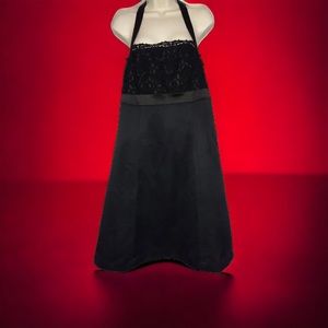 Target Limited Edition Black Lace Halter Dress Sz 10 Backless Party Cocktail